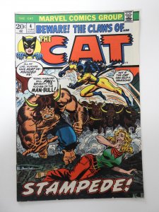 The Cat #4  (1973) VG/FN Condition! Tape pull back cover