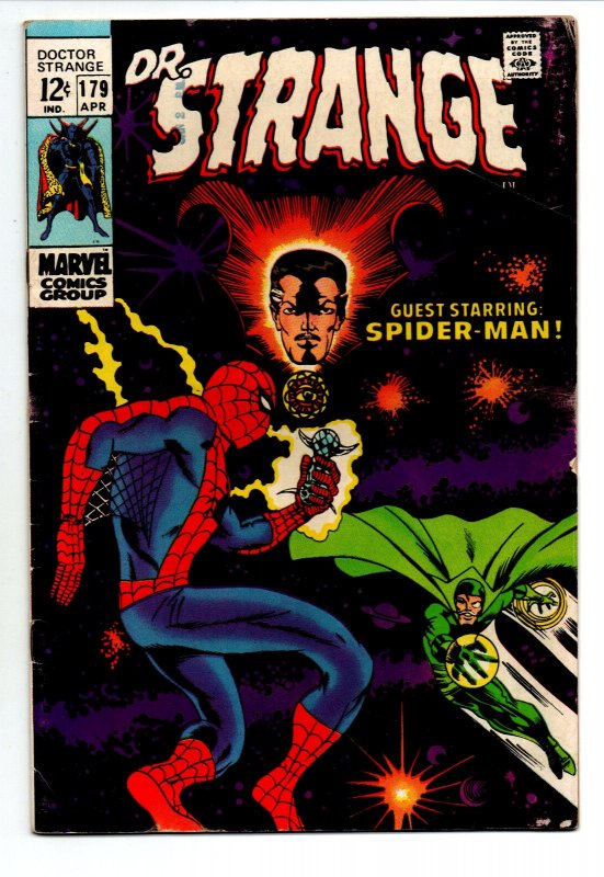 Doctor Strange #179 - Reprints Amazing Spider-man Annual #2 - 1969 - VG/FN 