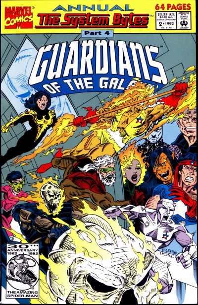 Guardians of the Galaxy (1990 series) Annual #2, VF+ (Stock photo)