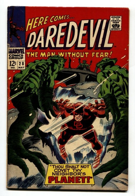 DAREDEVIL #28 1967-MARVEL COMICS-FN