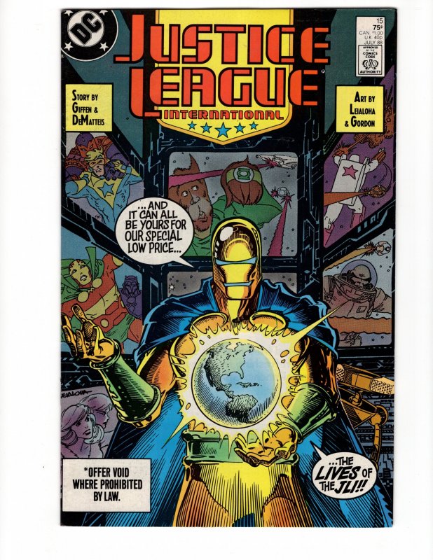 Justice League International #15 >>> 1¢ Auction! See More! (id#514)