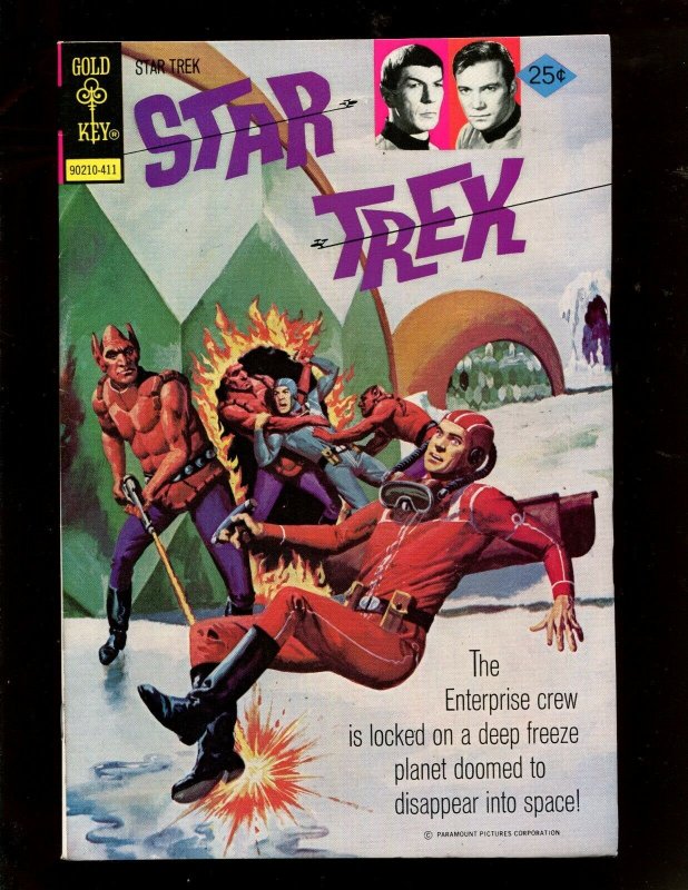 STAR TREK #27 (8.0) THE ENTERPRISE CREW IS LOCKED ON A DEEP FREEZE PLANET DOOMED