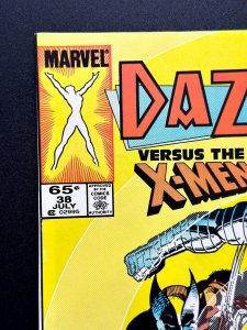 Dazzler #38 (1985) Newsstand  [KEY] New Costume - Print Error - NM