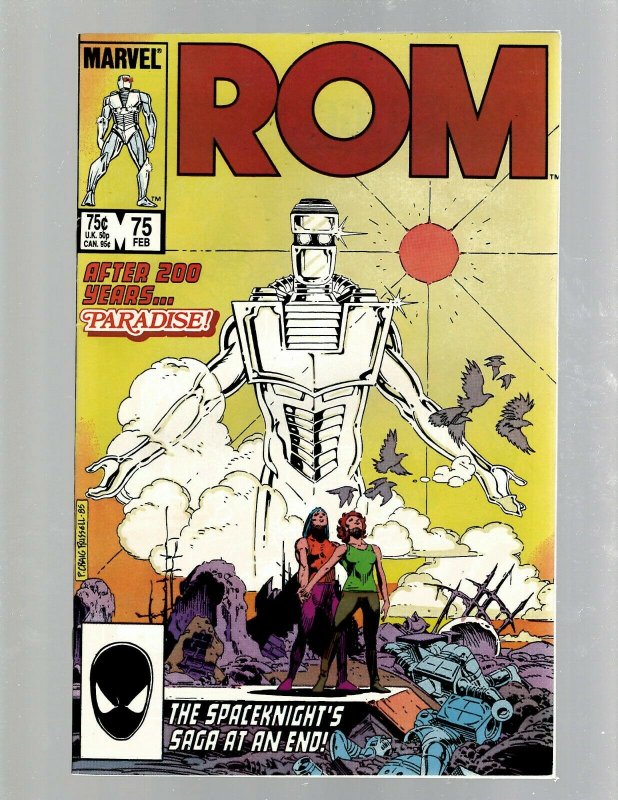 Rom # 75 NM- Marvel Comic Book Last Issue Spaceknight Paradise P. Craig Russ SB5