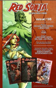 Red Sonja She-Devil with a Sword #27 Panosian Cover D (2008) New