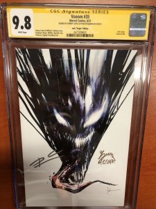 Venom (2021) # 35 (CGC 9.8 SS) Signed By Donny Cates & Ryan Stegman!!  Census 6!