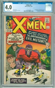 The X-Men #4 (1964) CGC 4.0! 1st Appearance of Quicksilver, & Scarlet Witch!