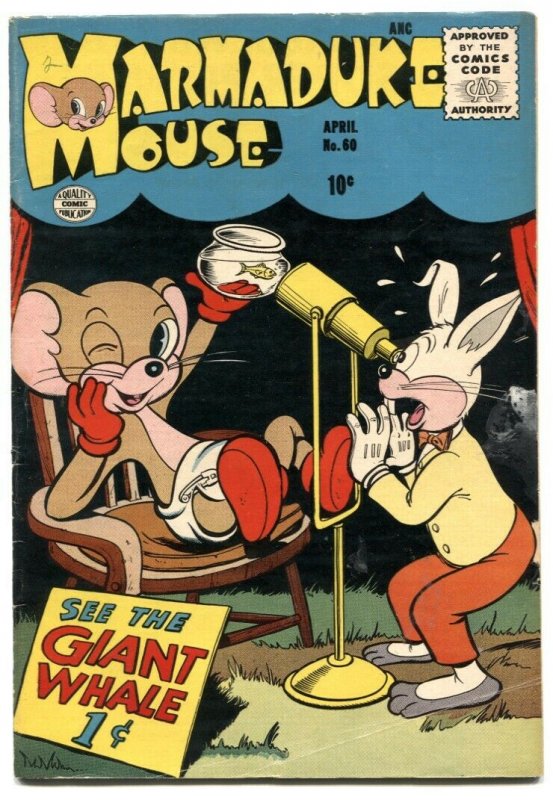 Marmaduke Mouse #60 1956-  funny animal comic VG+ 