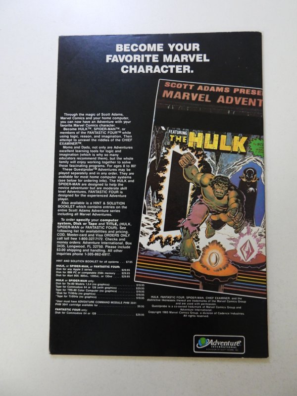 The Uncanny X-Men #205 (1986) VF- condition