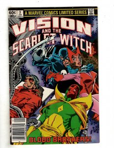 Vision and the Scarlet Witch #3 (1983) YY5