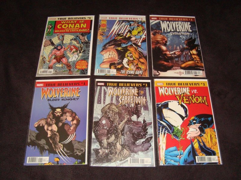 LARGE MIXED LOT OF 42 TRUE BELIEVERS MARVEL REPRINTS (2017-2020)