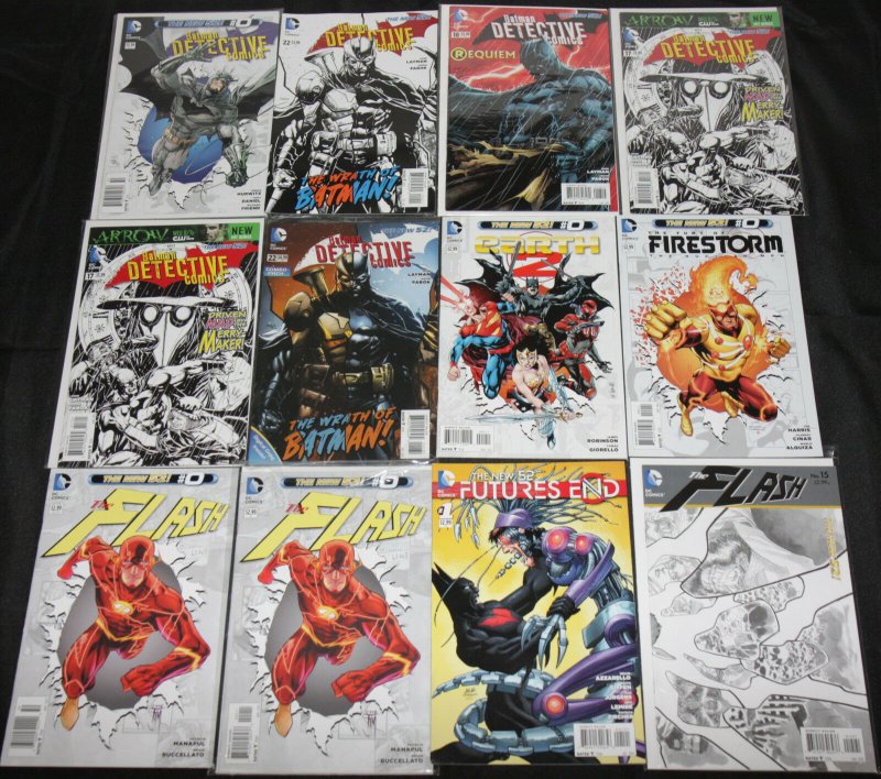 Modern DC VARIANT COVERS 345pc Comic Lot High Grade VF-NM Batman Superman JLA