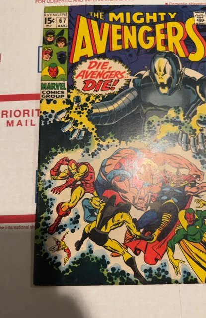 The Avengers #67 (1969)Doe avengers die -Ultron-4
