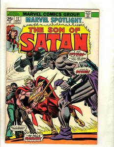 7 Marvel Spotlight Comic Books Feat. Son Of Satan # 13 14 15 16 17 18 19 RS1