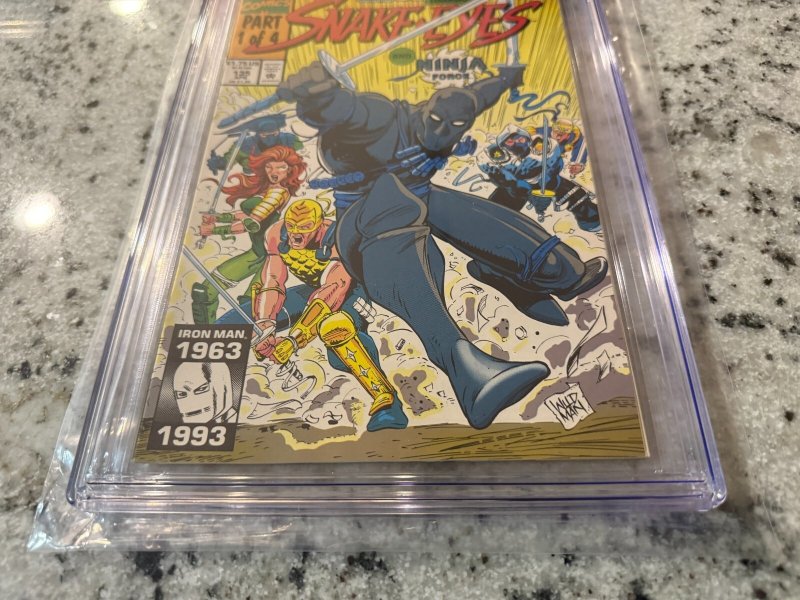 G.I. Joe # 135 CGC Graded 8.5 Marvel Comic Book 1993 Snake Eyes Duke Destro JH37