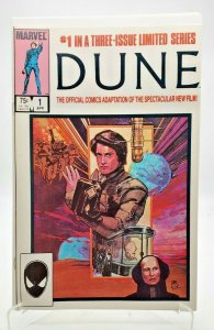 Dune # 1 Marvel Comic Book Movie Adaptation Sienkiewcz Cover Art 1985  NM+