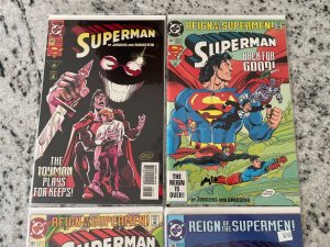 4 Superman DC Comic Books # 78 81 82 84 Batman Flash Wonder Woman Arrow 55 J833
