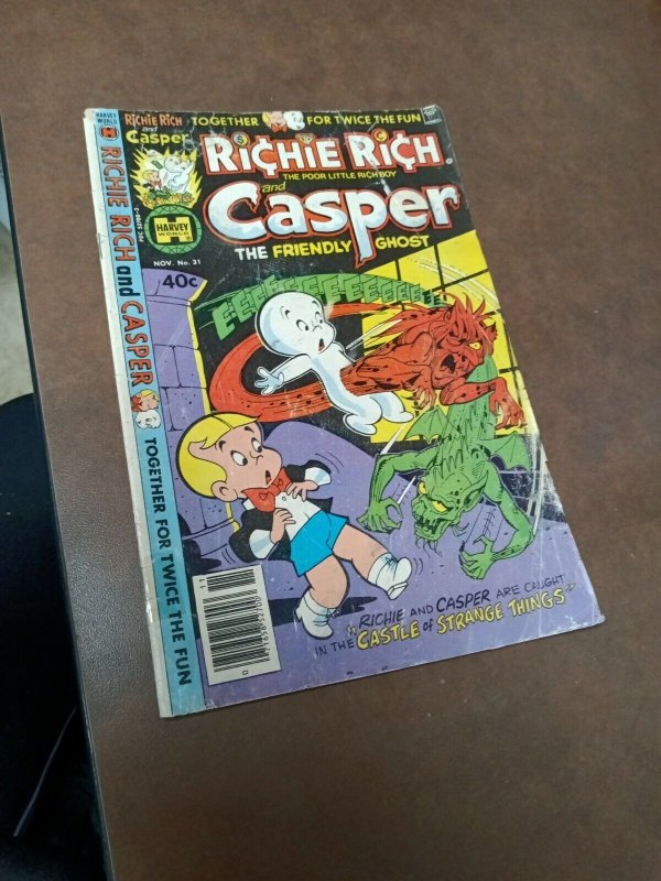 Richie Rich 5 Issue Bronze Age Harvey Comics Lot Run Set Collection