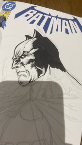 BATMAN #1 Original Sketch by Sergio Davila | DC Comics | Hand-Drawn Art - CGC SS