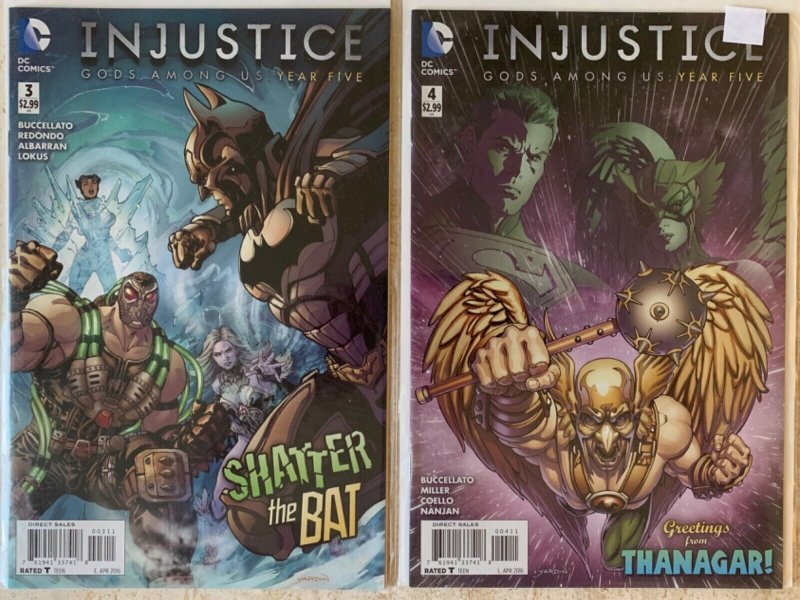 INJUSTICE: GODS AMONG US YEAR FIVE 1-20 + ANNUAL 1 | 2016-2017 | COMPLETE SERIES