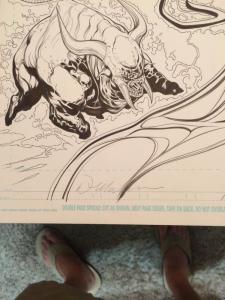 Doug Mahnke Original Art P.10 11 Green Lantern 52 Full Splash 1St Ap Of Entities