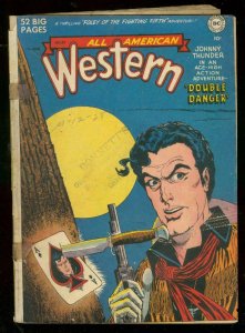 ALL AMERICAN WESTERN #112 1950-KURTZMAN-JOHNNY THUNDER G/VG