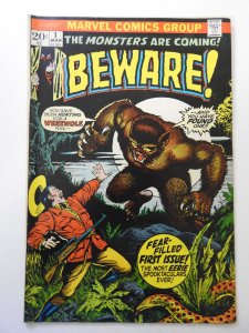 Beware! #1 (1973) FN/VF Condition!