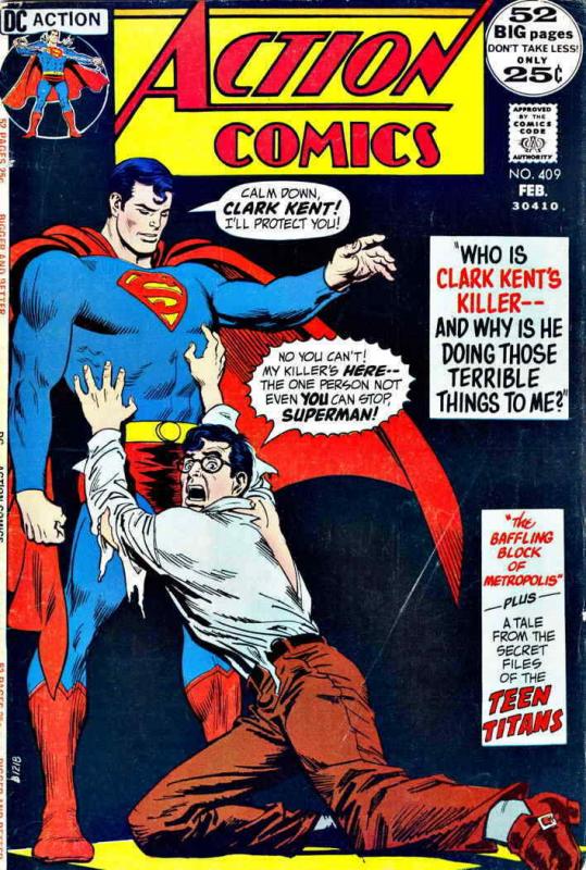 Action Comics #409 VG; DC | low grade comic - save on shipping - details inside