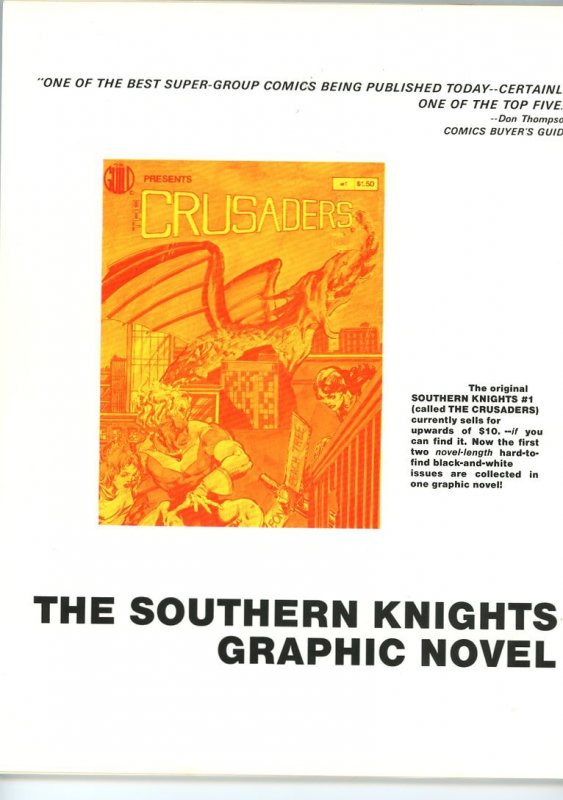 Southern Knights: The Graphic Novel  VF  Butch Guice!  1986