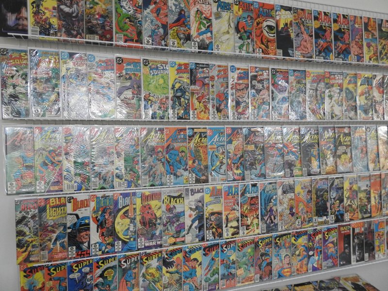 Huge Lot 120+ Comics W/ Action Comics, Batman, Superman, +More! Avg FN Cond!