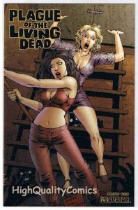 PLAGUE of the LIVING DEAD #4, NM, Zombies, Wrap, 2007, more horror in store