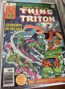 Marvel Two-in-One #65 Direct Edition (1980) Triton 