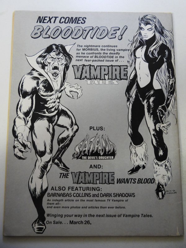 Vampire Tales #4 (1974) FN+ Condition