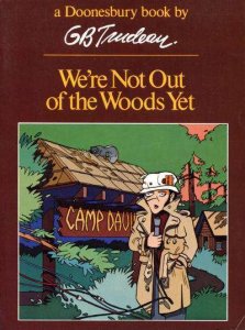 Doonesbury paperback books  We're Not Out of the Woods Yet #1, Fine+ (St...