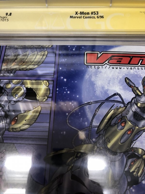 X-Men (1992) # 53 (CGC 9.8 SS) Signed Andy Kubert • Marvel Comics • Mark Waid