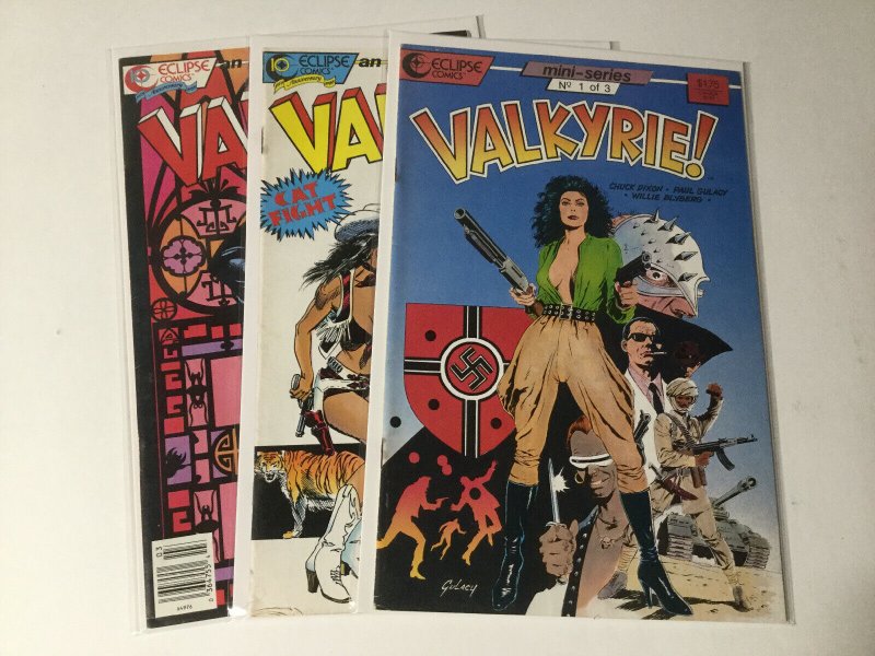 Valkyrie 1-3 1 2 3 Mini Series Lot Set Run Fn Fine 6.0 Eclipse