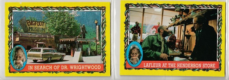 Harry and The Hendersons Trading cards (Topps, 1987)