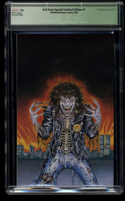 Evil Ernie Special Limited Edition #1 CGC NM+ 9.6 White Pages Signed by Pulido!