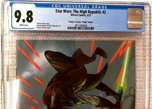 ?~STAR WARS:THE HIGH REPUBLIC #2~?~TAURIN CLARKE~FRANKIE'S VIRGIN~CGC 9.8~?