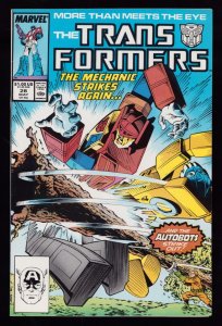Transformers #28 - Ian Akin Cover. 1st Printing Direct Edition (9.2 ob) 1987