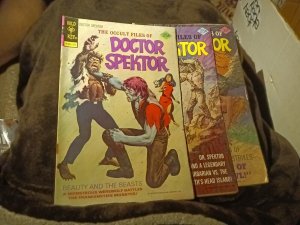 The Occult Files Of Doctor Spektor 12 16 22 Gold Key Comics Lot Run set Horror