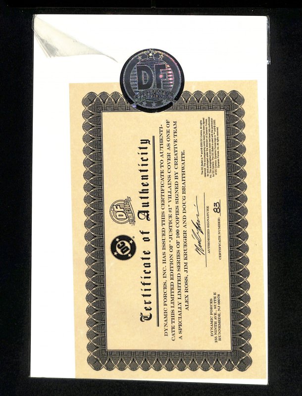 Justice #1 Cover B Villains Variant