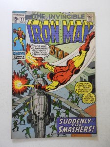 Iron Man #31 (1970) VG/FN Condition! 1/2 in spine split
