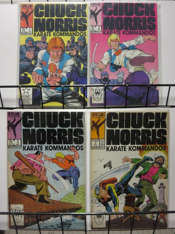 CHUCK NORRIS & THE KARATE COMMANDOS 1-4 complete