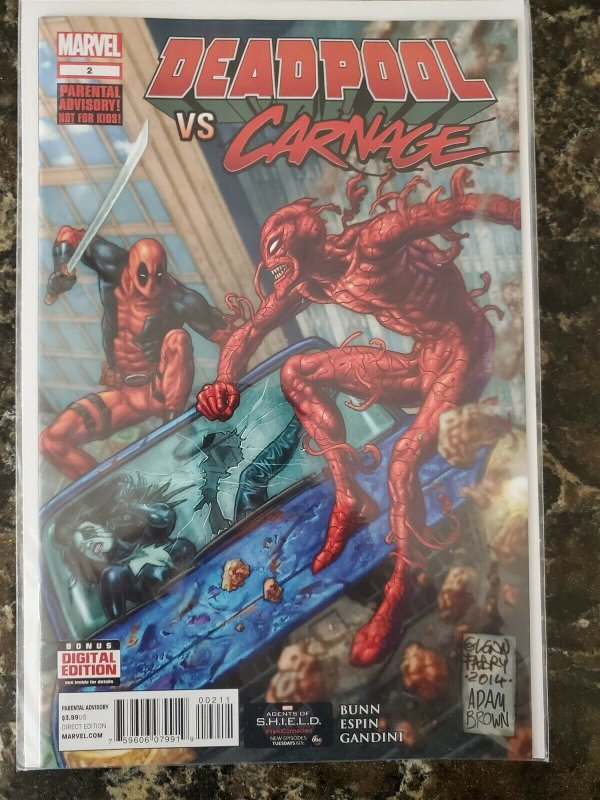 Deadpool VS Carnage #2 (Marvel, 2014) Condition: NM+ or Better