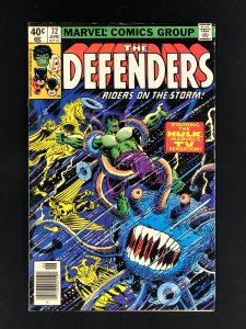 The Defenders #72 (1979) FN/VF Riders On The Storm!