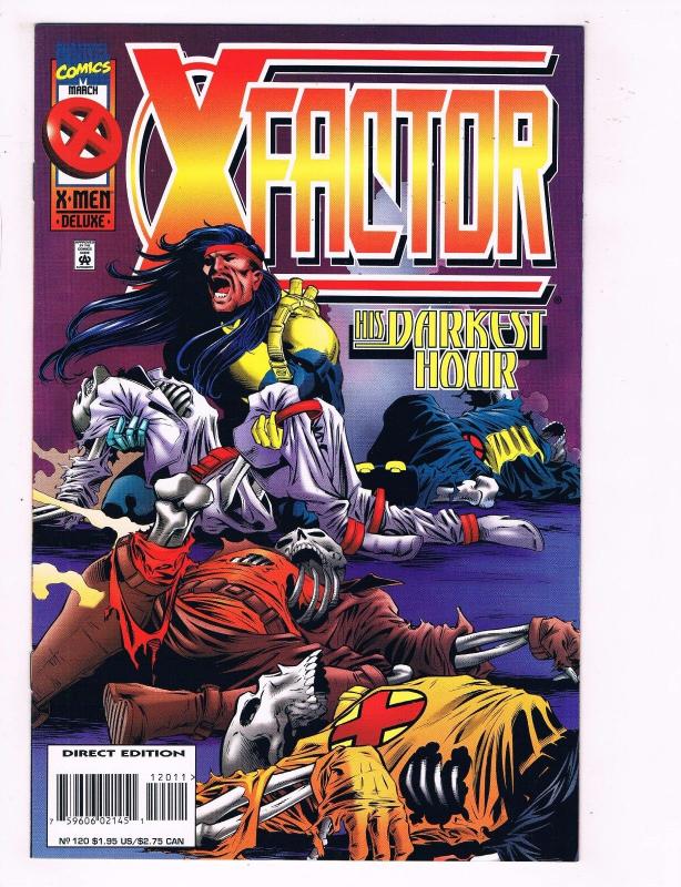 Lot Of 5 X-Factor Marvel Comic Books # 117 118 119 120 121 Wolverine X-Men CH11