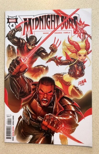 Midnight Suns #4 (2023) Ethan Sacks Story Luigi Zagaria Art David Nakayama Cover