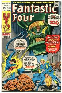 FANTASTIC FOUR #108 1971 MARVEL LAST KIRBY ISSUE VF