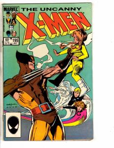 10 Uncanny X-Men Marvel Comic Books #177 188 191 195 198 199 202 203 206 215 GJ3